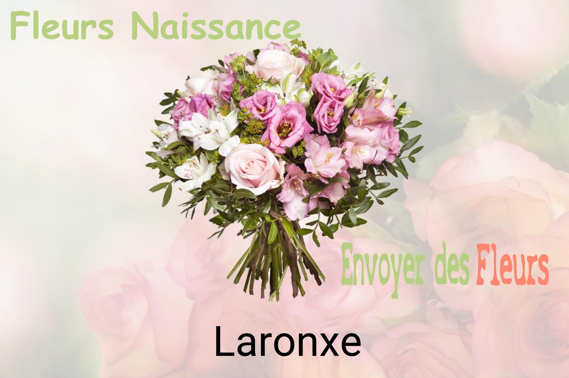 Bouquet de fleurs de naissance livré à Laronxe